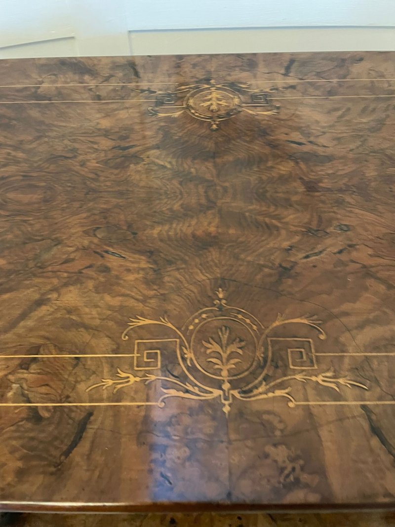 Outstanding Quality Antique Victorian Burr Walnut Canterbury Music Cabinet